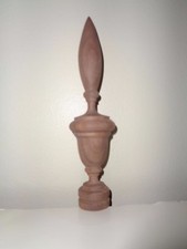 WOOD FINIAL UNFINISHED FOR CLOCK, BED OR FURNITURE FINIAL  56