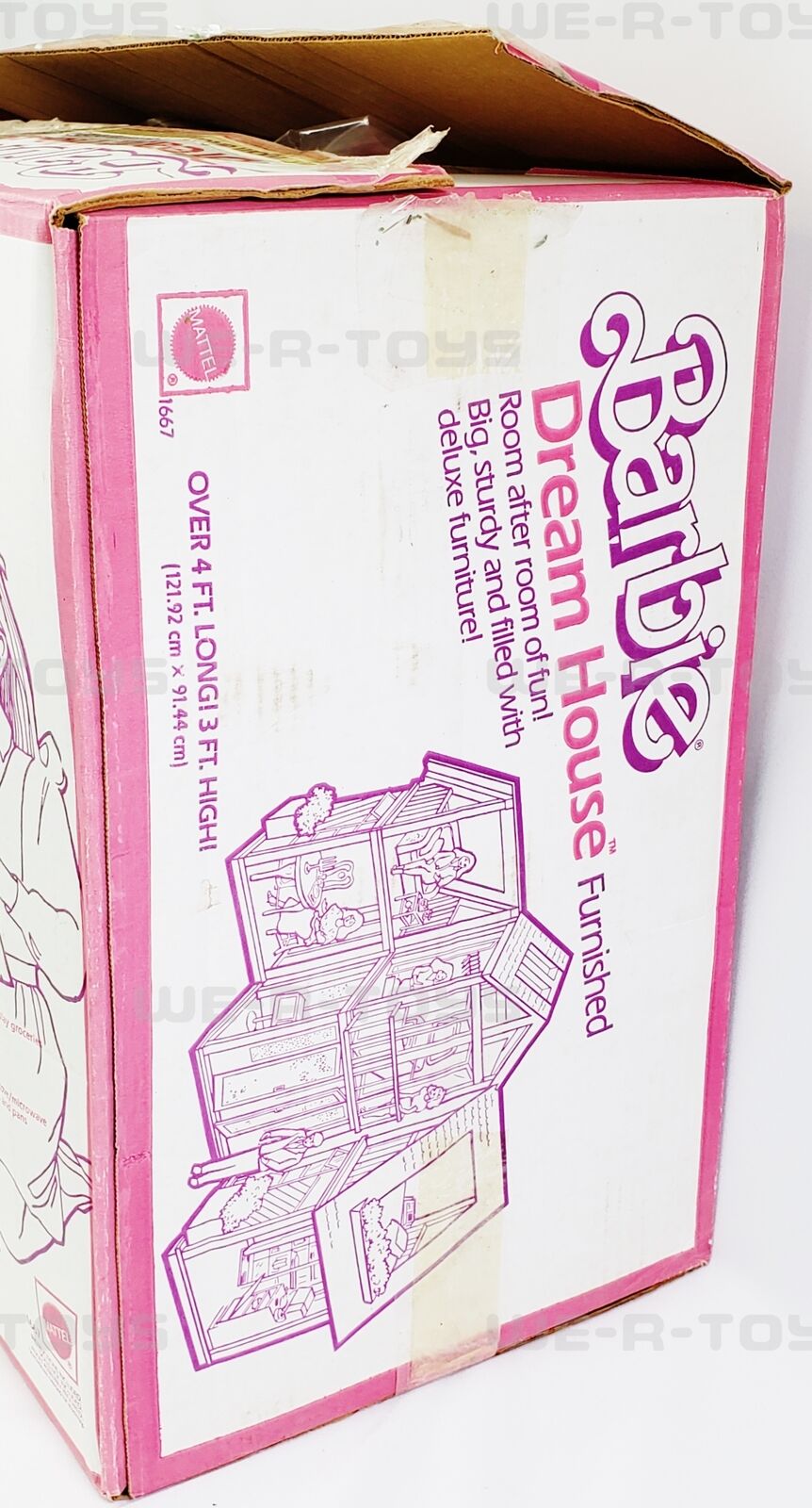 Barbie Dream House 1985 Vintage Mattel No. 1667 With Shipper Box NEW