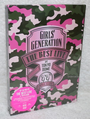 Girls' Generation THE BEST LIVE at TOKYO DOME Taiwan DVD+100P