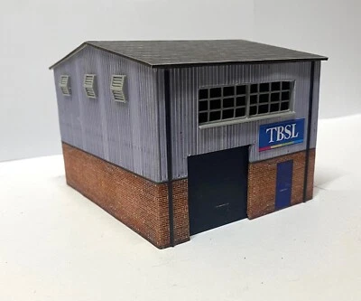 RAILCRAFT CREATIONS OO Gauge 1/76 Detailed Modern Industrial Units Model Building "Industrial 4"