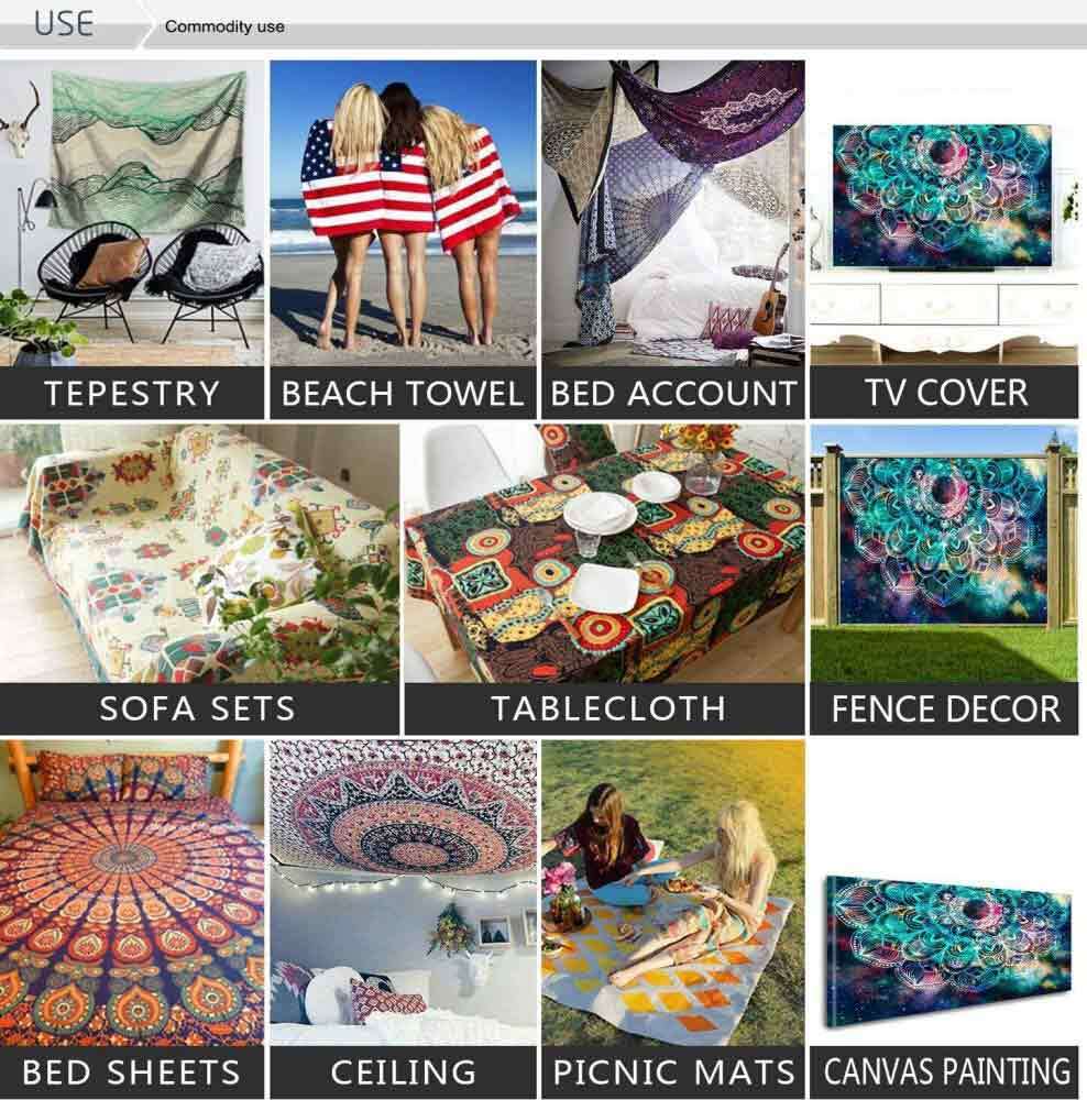 DHBANEIOK Le Dragon 3D Effet Tapisserie DécoSourision Murale Tapisserie