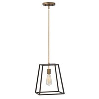 Pendellampe Deckenleuchte HäNgelampe Stahl Bronze D 25,4 Cm Esszimmerlampe