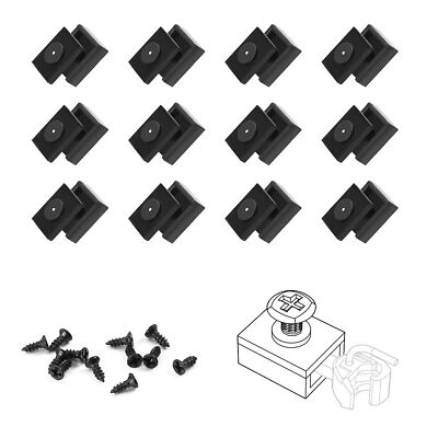 Evemodel 12pcs N Scale 1:160 Coupler Pocket Cover Coupler Box Lid with Screws