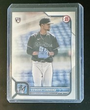 2022 Bowman Edward Cabrera #78 Rookie RC Miami Marlins