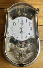 Rhythm Small World Liberty Musical Wall Clock with Roman Numerals — listing 3