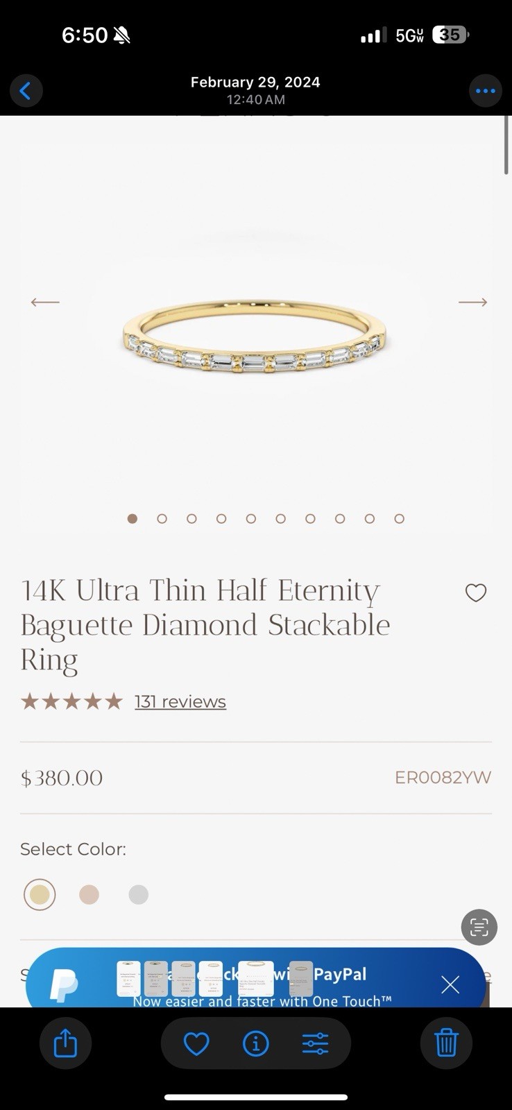 Ferko Diamond Ring Stack - image 3