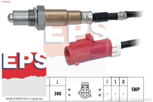 Eps 1.997.687 Lambdasonde Lamdasonde FüR Ford FüR Mazda-image