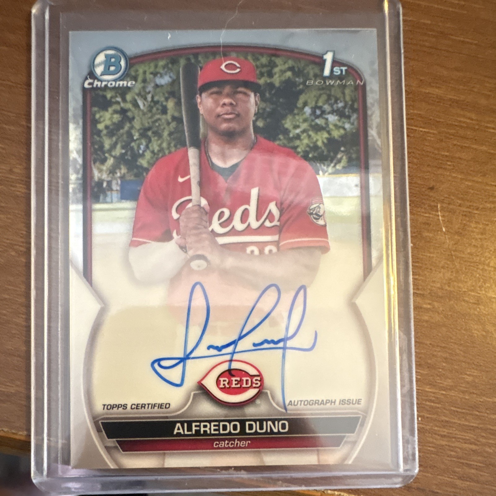 Alfredo Duno 2023 Bowman Chrome 1st Prospect Auto #CPA-ADU