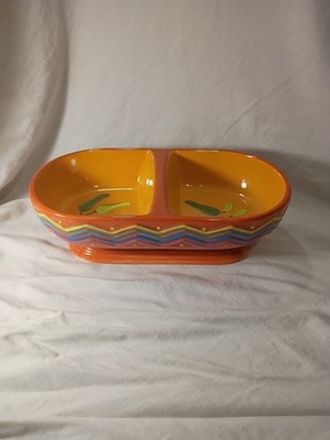 Serrano by Studio D Hand-Painted Earthenware Serving Bowl