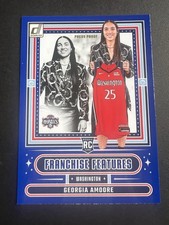 Georgia Amoore Panini 2025 Donruss WNBA Blue Press Proof Rookie #20 Mystics
