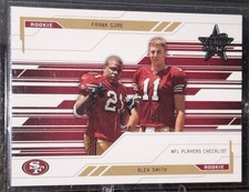 Donruss 2005 Leaf Rookies & Stars Alex Smith Frank Gore 49ers RC #97