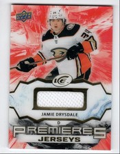 2021-22 Upper Deck Ice Premieres Jersey Jamie Drysdale Anaheim Ducks #IPA-JD
