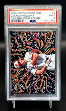 2024 Topps Chrome Jackson Holliday Black Celebracion /10 RC Rookie SP SSP PSA 9