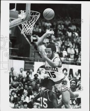 Press Photo Darrell Griffith, University of Louisville Basketball Player, Jumps