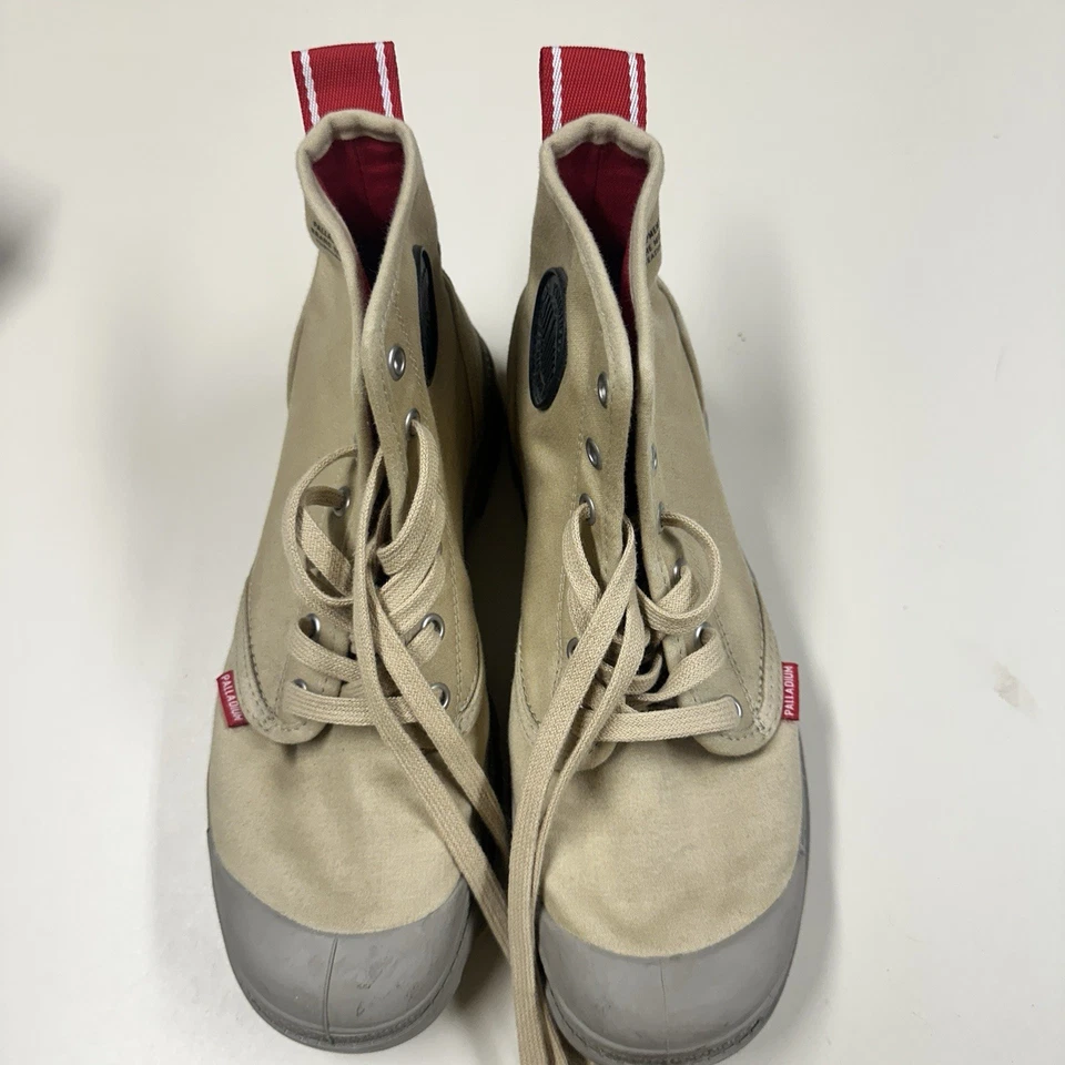 Botas Unisex Desert Palladium Pampa Hi Dare W8 M6.5 Militar-Chic Foto 3 de 4