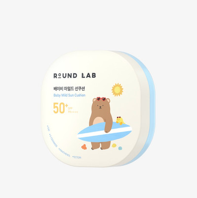 Round Lab Korean baby mild sun cushion 16g SPF50+ PA++++ UV protection