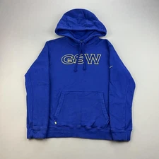Nike Golden State Warriors Hoodie Sweatshirt Adult Small Blue NBA Basketball GSW
