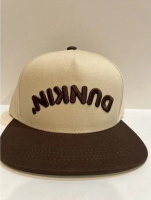 Authentic Dunkin Donuts Upside Down Logo SnapBack Hat Cap