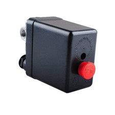 Central Pneumatic Air Compressor Pressure Switch Control Valve Black