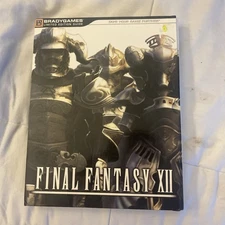 Final Fantasy XII Limited Edition Strategy Guide with Art Collection Brady Games
