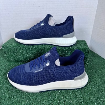 Peter Millar Hyperlight Apollo Navy Blue Knit Athletic Womens Shoes Size 8