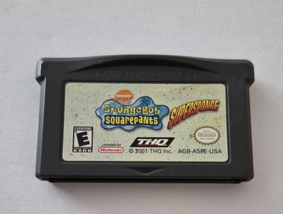 SpongeBob SquarePants: SuperSponge (Nintendo Game Boy Advance, 2001) TESTED