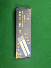 VYANLIGHT Wireless LED Cabinet Lights, Motion Sensor Hand Wave Rechargeable2pack