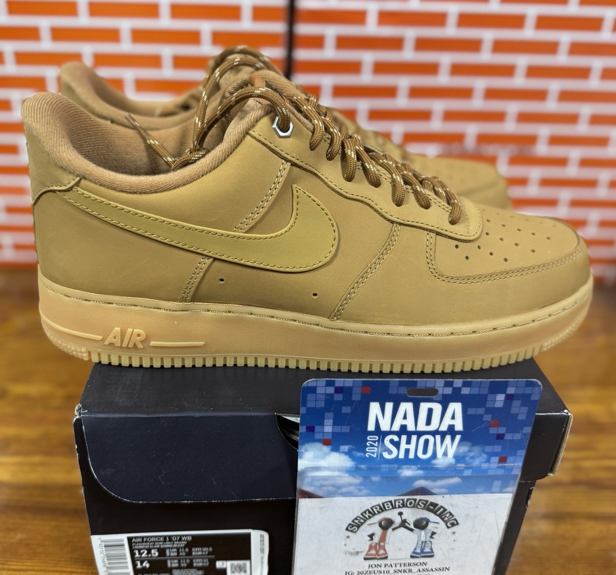 🌾Size 12.5 - Nike Air Force 1 Low Flax 2019/2022🌾 193152246980| eBay