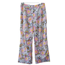 VTG THE LILLY Lilly Pulitzer Elephant  Flower Print High Waist Pants Sz 12