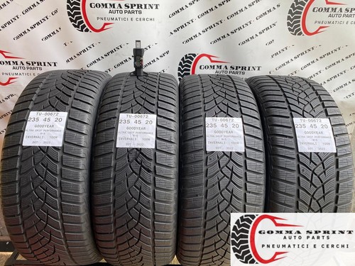 4 PNEUMATICI DI OCCASIONE 235/45/20 GOODYEAR INVERNALI GOMME 235 45 20