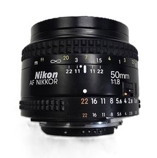Nikon AF NIKKOR 50mm f/1.8 Autofocus Lens