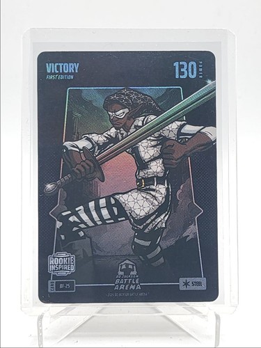 VICTOR WEMBANYAMA VICTORY 2024 BO JACKSON BATTLE ARENA STEEL FIRST ROOKIE Q5918