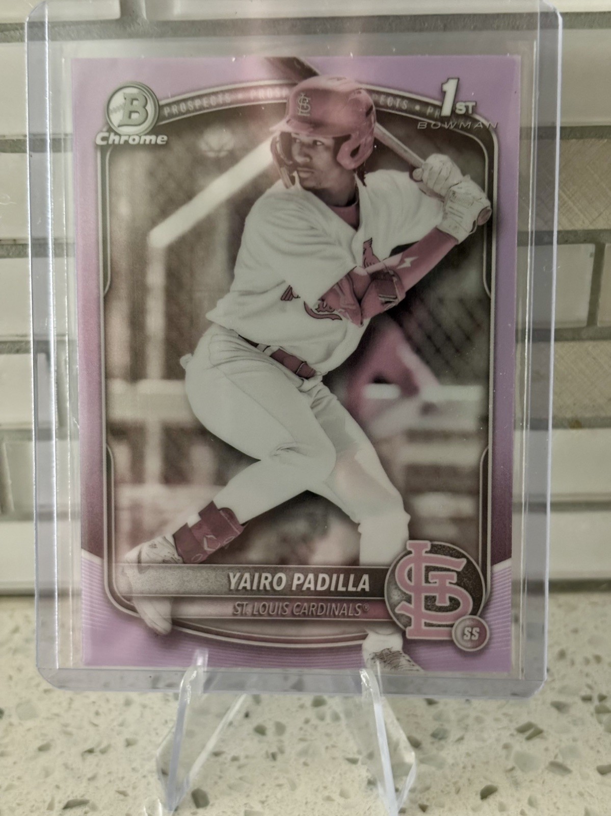 2025 Bowman Chrome Yairo Padilla #BCP-236 Pearl Refractor