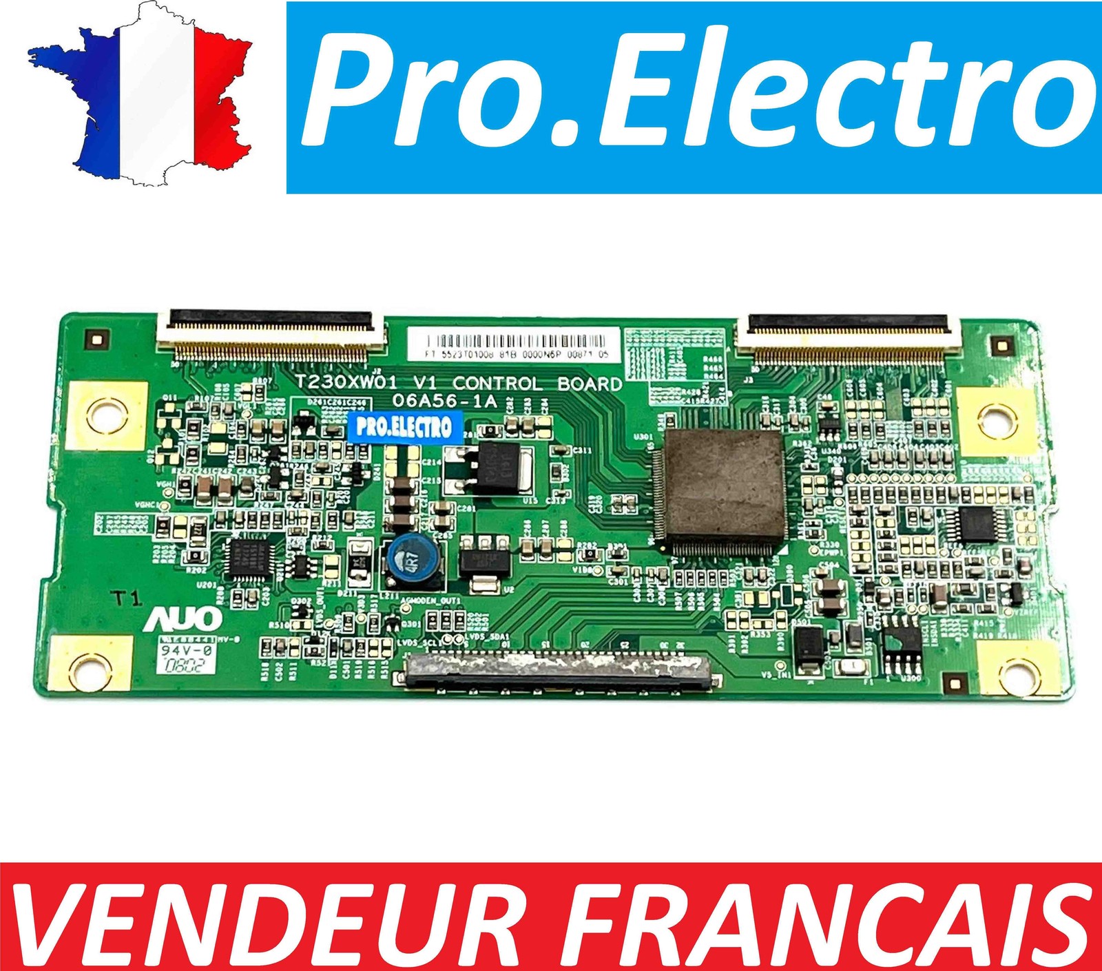 Solution T-CON T230XW01 V1 contre l'écran noir de télévision LCD 06A56-1A