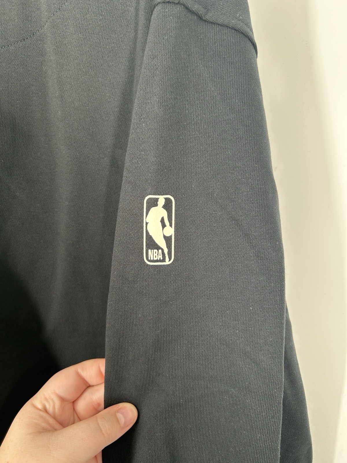 Houston Rockets Nike Dri Fit Crewneck Sweatshirt Center Swoosh NBA Black Large thumbnail 11