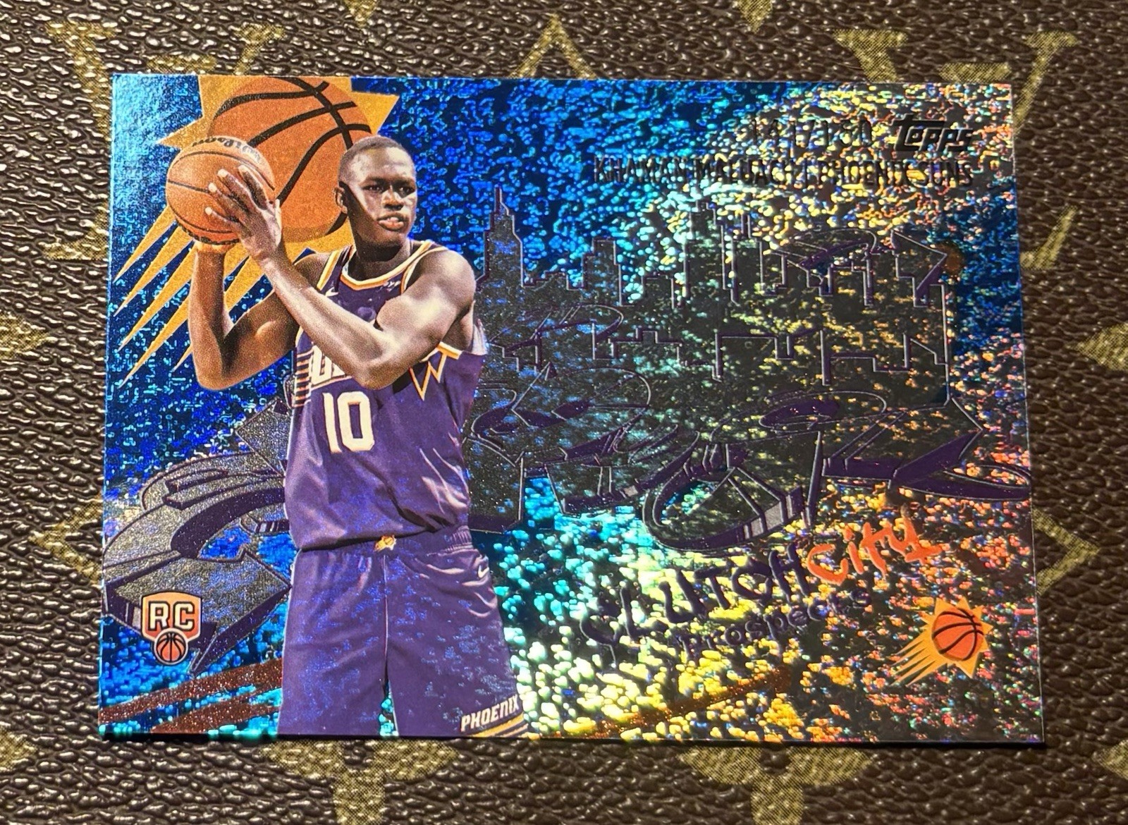 2025-26 Topps Basketball Khaman Maluach Clutch City Prospects Blue /150