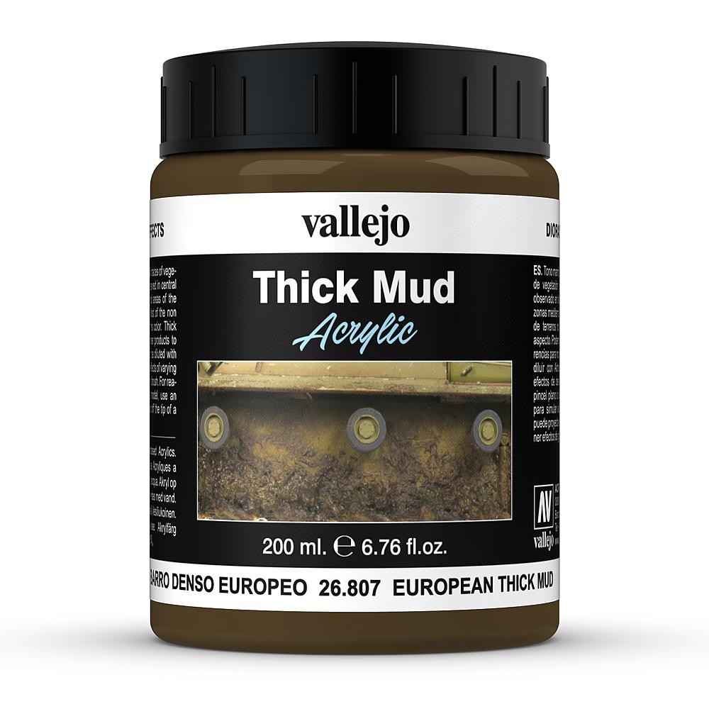 Vallejo 26.807 - Mud, Europe, 200 Ml - New