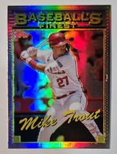 Topps 2024 Finest Mike Trout What If…1993 Finest Prototypes Refractor #93-8