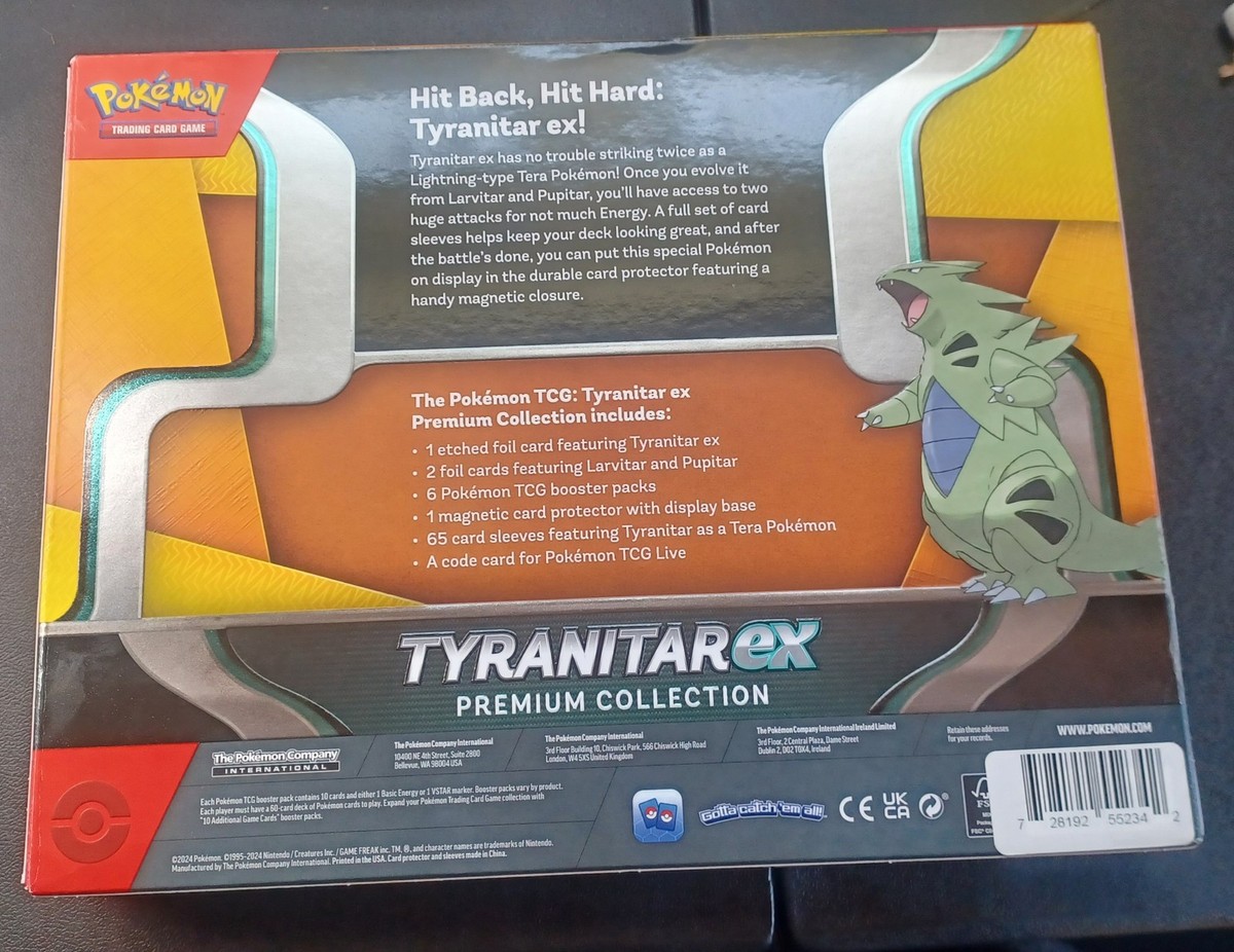 Pokemon TCG Tyranitar EX Premium Collection Promo Box. New, Factory Sealed.  | eBay