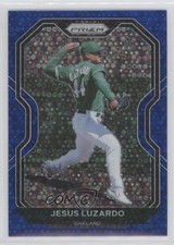2021 Panini Prizm Blue Donut Circle Prizm 100/199 Jesus Luzardo #83 10k8