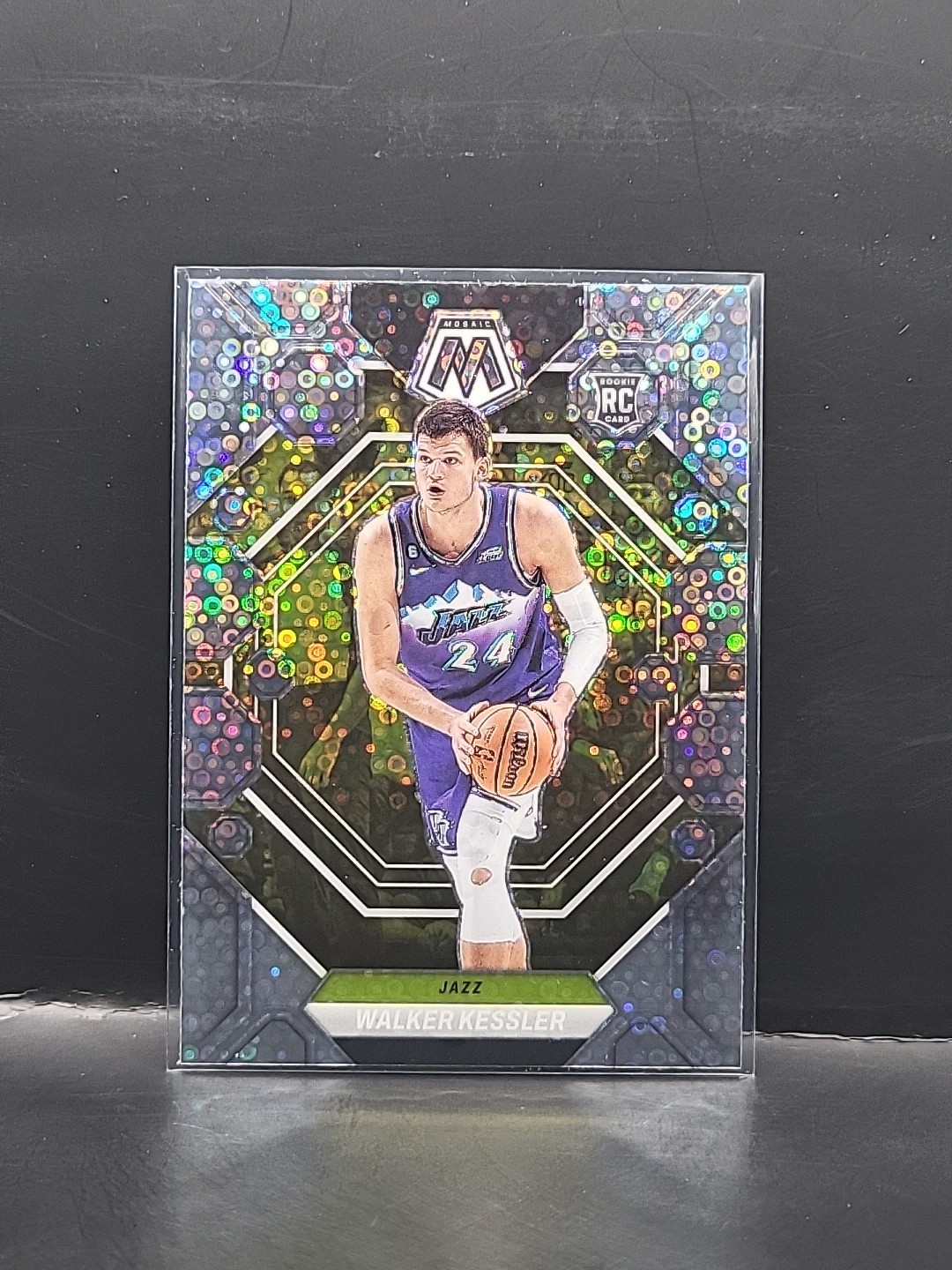 2022-23 Panini Mosaic Walker Kessler #212 Silver Fast Break Prizm Rookie Jazz RC