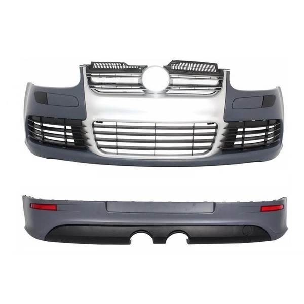 StoßFäNger Bodykit FüR VW Golf 5 V 2003-2007 R32 Look Aluminium KüHlergrill-image
