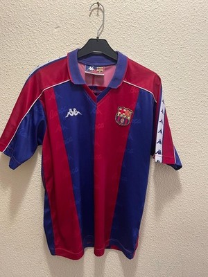 T-Shirt Fußball Offiziell Vintage F.C. Barcelona Kappa Größe M Nr. 4 Guardiola