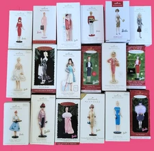 You Choose BARBIE ORNAMENTS Pick Choice Hallmark Keepsake Christmas Tree Holiday