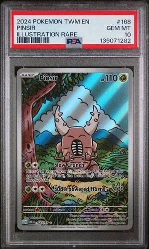 Pinsir 168/167 Sv06: Twilight Masquerade Holo PSA 10 Gem Mint Pokemon TCG