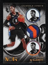 2020-21 Panini Noir Newsreels Jerseys Prime 2/25 RJ Barrett #NRJ-RJB 1q2