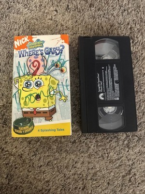 Spongebob Squarepants - Wheres Gary (VHS, 2005)