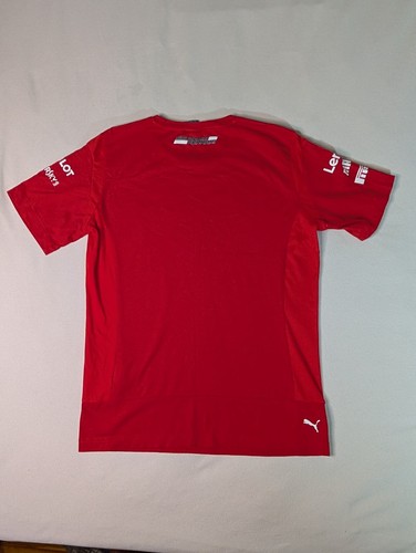 PUMA Ferrari F1 Mission WinNow 2019 Shirt Verrel LeClerc Team Mens Medium Race - Picture 2 of 7