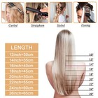 Nano Bead Hair Extensions Remy Human Hair Micro Loop Ring Burgundy Red 20inch — photo 6