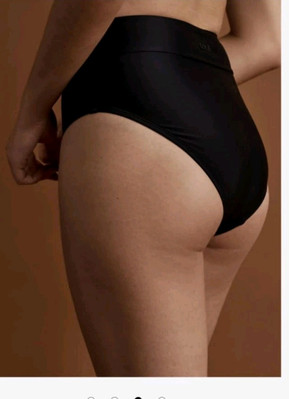 Lole Mojito Womens Bikini Bottoms Black Medium Swimming Summer Watersports Beach